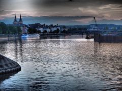 Moselmündung Dramatisch (Art-Filter)