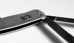 Eine Macroaufnahme meines geliebten Taschenmessers/Brieföffners, dass ich vor gut 5 Jahren als Geschenk erhielt